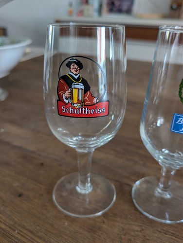 Altes bierglas schultheiss - altes,