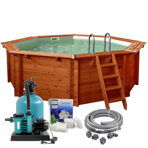 Holzpool sumatra 530x138 cm - holzpool,