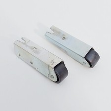 Möbel / Sofa Bockrolle (2-Stück Set) Stahblech verzinkt Gleitlager