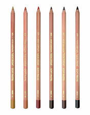 6 Pastellstifte in Brauntönen