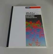 Ersatzteilliste / Teilekatalog Schaeff Mobilbagger HML 25 X Stand 01/1992