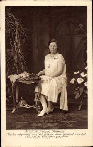Prinzessin juliana der - ak,