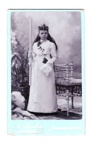 Cdv foto 1900 hübsches - um, 1900,