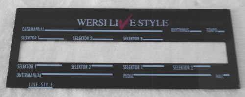 Wersi blende display - blende,