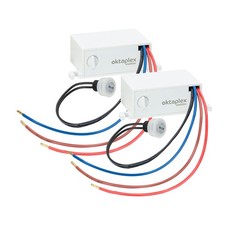 B-Ware Dämmerungsschalter Einbausensor IP20/IP65 Fotozellen Sensor Weiß 2er Set