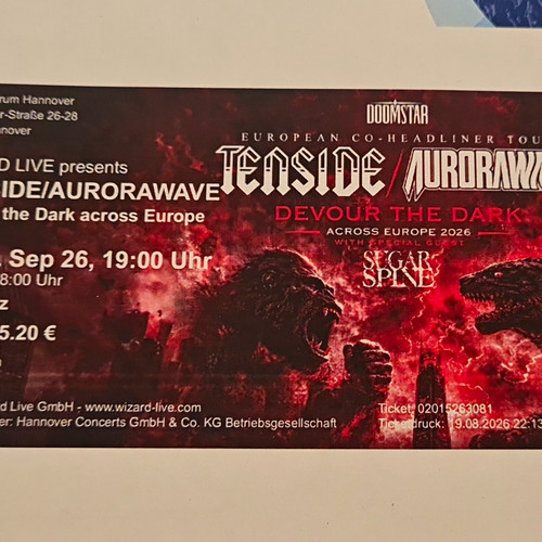 Tenside aurorawave ticket - +,