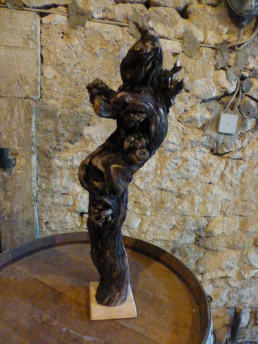 Stele skulptur holz - stele, naturholz