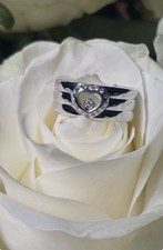 Weißgold Ring Mit Diamanten