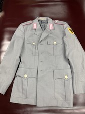 Bundeswehr Dienstjacke (Heer)Waffenfarbe Rosa (Panzertruppe)Offizierslitzen