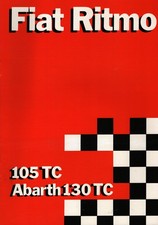 Prospekt Fiat Ritmo 105 TC Abarth 130 TC von 8. 1983