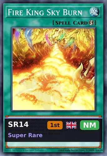 Fire king sky burn sr14 - fire,