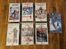 7x James Bond 007 VHS Kassette