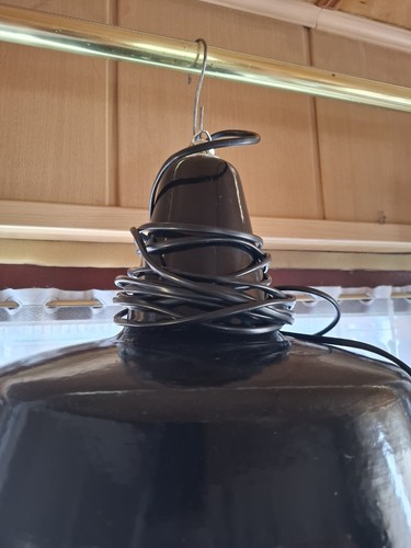 Alte ddr tgl emaille lampe - alte,