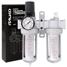 Druckluft Wasserabscheider Wartungseinheit Druckminderer Öler Filter 1/2"