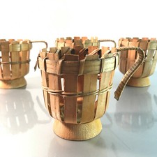 Halter 4 er Set geflochten