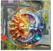 Acrylbild Sonne Mond Planeten