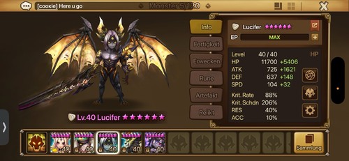 Summoners war insane combo - summoners,