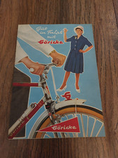 Original Prospekt Göricke Fahrrad Tourenrad Sportrad 60er Jahre Oldtimer
