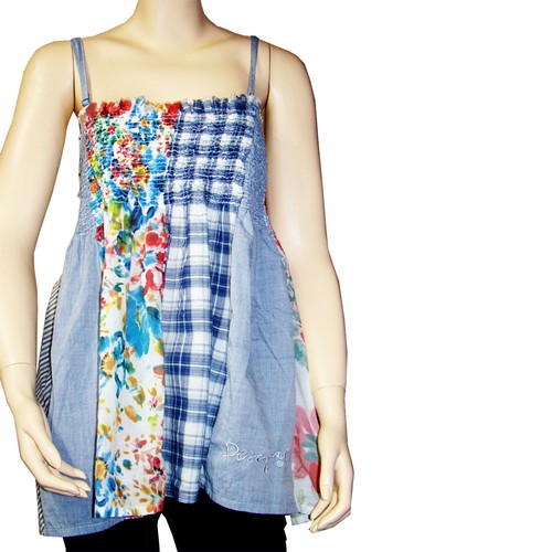 Desigual tanktop tunika rock - tanktop,