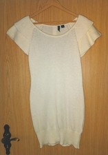 H&M Wollkleid Angora in Creme