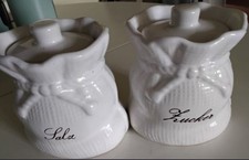 Keramik Salz / Zuckertopf