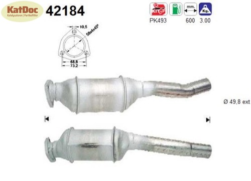 Katalysator für audi 80 - für,