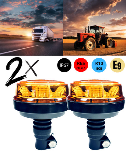 2xrundumleuchte mit - mit, 4