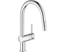 GROHE Küchenarmatur mit Handbrause MINTA chrom 32321002