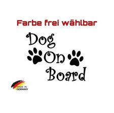 Dog on Board Sticker Pfote