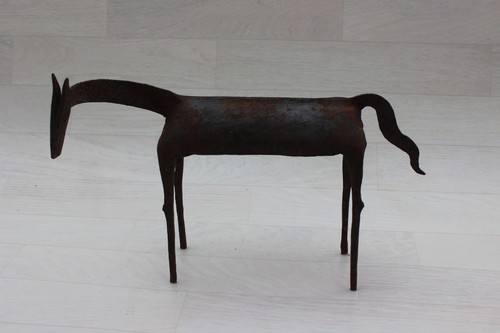 Pferd geschmiedet skulptur - geschmiedet,