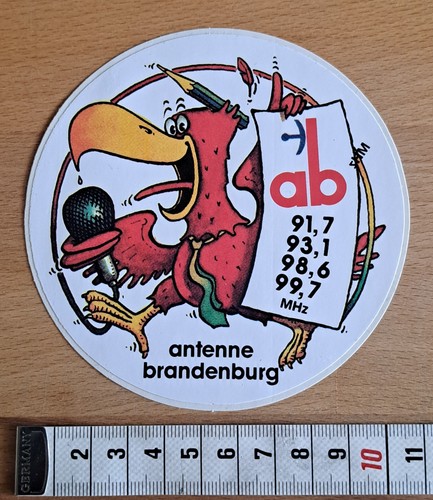 Alter aufkleber sticker radio - alter,