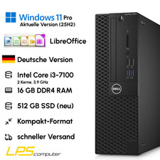 Windows 11 Pro Mini SFF Business PC Dell 3050 i3 16GB RAM 512GB SSD Office PC