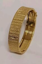 Modernistisches Vergoldenes Manchetten-Armband Vintage Klapparmband Ca.60/70...