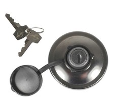 Tankdeckel silber mit Schloss