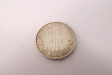 British West Africa 2 Shillings HD99 Silber Münze 1919 Old silver coin Palme