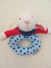 Sterntaler Rassel rund Schaf Lamm Sophie Greifling punkte blau rot