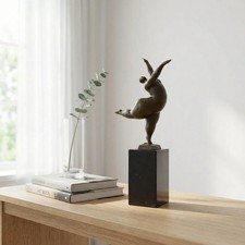 Bronzefigur tanzende Dame