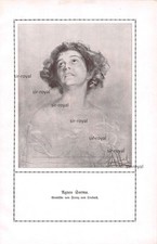 Agnes Sorma - Franz von Lenbach - Histor. Kunstdruck von 1908 ~16x25cm -