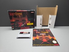 SECRET OF EVERMORE SNES BIG BOX SUPER NINTENDO PAL/NOE OVP CIB - LEICHT RAUCHIG!