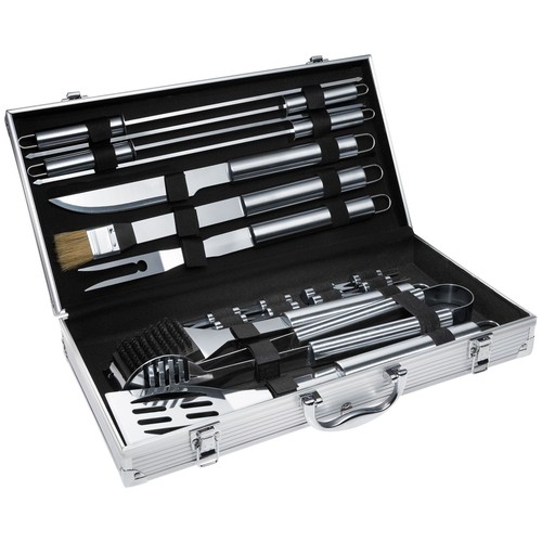 Grillbesteck set koffer - set,