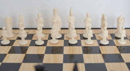 Rar vintage schach - vintage, dame