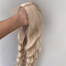 Long Wavy Lace-Front-Perücken