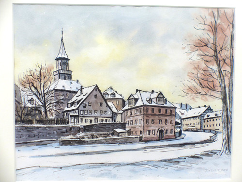Aquarell von fritz - aquarell, lang