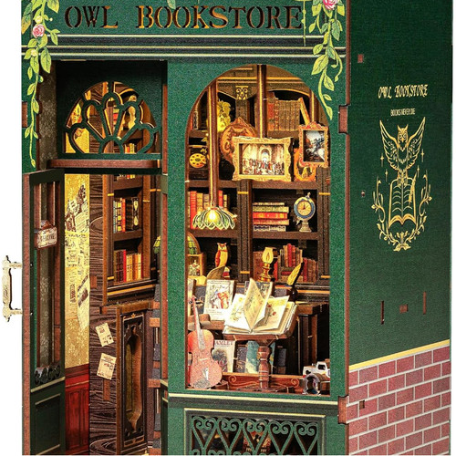 Diy miniatur haus buchstuetze - haus,