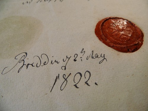 Bredding antik 1822 - antik, rotes