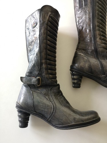Leder stiefel eject 1 - stiefel, eject,