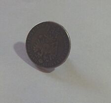 Trachtenknopf Münze rund