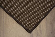 Sisal Teppich umkettelt