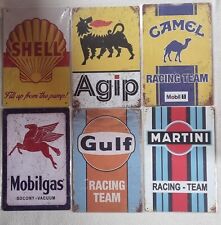 metallschild vintage