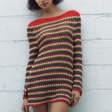 Zara Pullover Long Striped